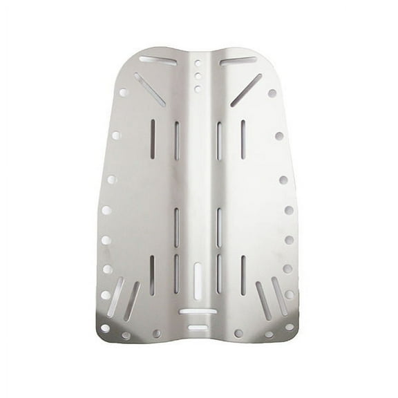 Scuba Tech Diving Stainless Steel Silver Backplate