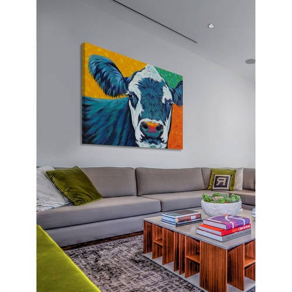 Marmont Hill "Country Cow I" Painting Print on Wrapped Canvas