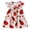 White, variant on Girls Nightgowns Flutter Short Sleeves Princess Nightgown Sleepwear Soft Night Dress for Kids Toddler Girls (Red, 18-24 Months)