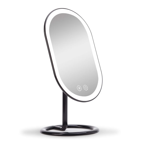 Espejo de maquillaje Fancii Vera, de sobremesa, con luz LED, recargable