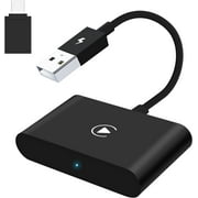 XEITIN 2024 Upgrade Wireless Carplay Adapter Plug & PlayBlack Apple Carplay Wireless Adapter