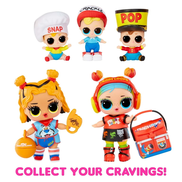 LOL Surprise S3 Mini Bites Deluxe Kellogg's 4 Dolls, Limited