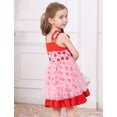 thumbnail image 4 of IWEMEK Little Girls Dress Strawberry Cute Mesh Tutu Sleeveless Bowknot Fairy Dresses Polka Dot Princess Sundress 2025, 4 of 10