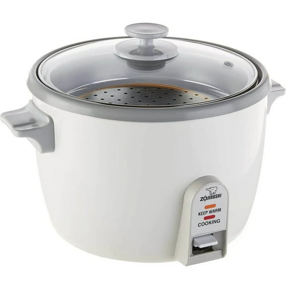 Zojirushi Rice Cooker NHS-18 10-Cup (Uncooked) White (NHS-18WB)