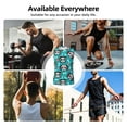 thumbnail image 7 of Kdxio Skull Cat for Men's Muscle T-shirt,Sleeveless for Workout Running Athletic Gym Lounge Casual, 7 of 7