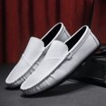 thumbnail image 5 of Men's Casual Loafers Slip On Leather Shoes Comfortable Lightweight Driving Shoes Male Moccasins Classic Penny Loafer Flats Boat Shoes Outdoor Walking Shoes, 5 of 14