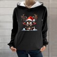 thumbnail image 4 of WEAIXIMIUNG Sweatshirts Mignons pour Femmes, Sweat-Shirt de Maternité Décontracté, Confortable, Zip, Allaitement, Pull-Over, Pull de Maman, 4 of 5