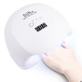 thumbnail image 3 of 72W LED UV Nail Gel Lamp - Nail Art Curing Machine with Auto Sensor, Dual Light Source 365-400nm, 4 Timer Settings, Large Space Design, Nail Gel Dryer for Home Salon Use, US Plug Makeup Organizers, 3 of 9