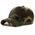 thumbnail image 1 of 1 Uds gorra de béisbol de camuflaje gorra ajustable gorras de béisbol del ejército protector solar de verano sombreros de béisbol de pesca en la jungla al aire libre, 1 of 4