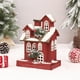 thumbnail image 3 of Casa Navidad Luces LED Edificios Mesa de mesa Escena de nieve Figuras Coleccionables Escultura Adorno para fiesta de Navidad Estilo B 22x14x30cm Sunnimix Casa de pueblo, 3 of 8