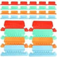 thumbnail image 4 of FRCOLOR Assorted Color Plastic File Tabs for Hanging Folders Ideal for Document Organization 40 Pieces, 4 of 10