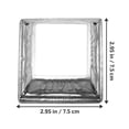thumbnail image 3 of Koolleo 24pcs Deck Post Base Anchor Base Plate Railing Base Cover Railing Base Skirt, 3 of 6