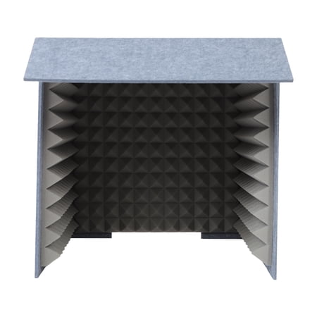 Portable Recording Studio,Foldable Desktop Soundproof Cover with Noise Reduction for Home Broadcast,Voice Isolation, Video Conference