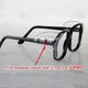 thumbnail image 3 of Universal Durable Clear Side Shield Protections For Eyeglasses Safety Glasses G, 3 of 5