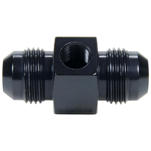 Allstar Performance ALL49762 6un Mâle à 6une Femelle 0.125 in. NPT Port Adaptateur de Jauge de Montage Droit - Anodize Noir