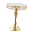thumbnail image 1 of Moyic Bandeja de soporte de exhibición de pastel de superficie espejada Centros de de banquete de boda Herramientas y accesorios para hornear Oro 30 centimetros, 1 of 1