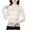 White, variant on Sevevn Women's Fashion Solid Color Sexy Slim Lace Rond Neck Flared Sleeves Long Sleeve Shirts White XXXXXL Family Gifts