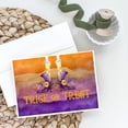 thumbnail image 2 of Halloween Trick Witches Feet Greeting Cards and Envelopes Pack of 8, 2 of 2
