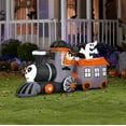thumbnail image 5 of Skeleton Train with Ghost Halloween Inflatable by Gemmy 6' Long, 5 of 5