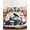Black,PearlWhite,Charcoal,Flint, variant on Queen Size Fitted Sheet Set - Halloween 3 Piece Bedding Sets 16" Deep Pocket Fitted Sheet with 2 Pillowcases, Retro Fall Spooky Cats Skulls Bones Bats Branches Brushed Microfiber Hotel Bed Sheets