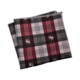 thumbnail image 3 of Male Handkerchief Supple Hand-made Hand Shopping Use Hand Towel Business Wedding Party Suit Embroidery Pattern Pocket Square for Shopping Style 15, 3 of 7