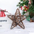 thumbnail image 1 of Adorno de estrella de ratán seco para mesa de Navidad, colgantes de árbol de Navidad, guirnalda de corona DIY, regalos de Año Nuevo, 1 unidad, 1 of 4