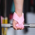 thumbnail image 3 of SuperShield Lifting Straps for Weightlifting, Gym Wrist Wraps with Extra Hand Grips Support for Strength Training, Bodybuilding, Deadlifting - Black, 3 of 5