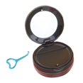 thumbnail image 3 of Caja de almacenamiento de con espejo portátil para limpieza de retenedores mujeres s Café shamjiam Caja de retención, 3 of 9