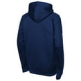 thumbnail image 3 of Youth Fanatics Navy New York Rangers Authentic Pro Rink Raglan Hoodie, 3 of 3
