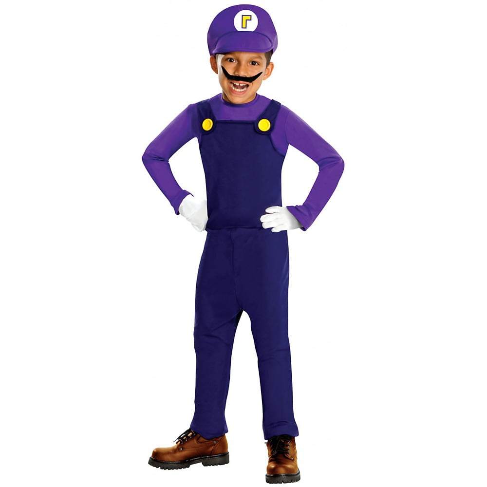 Waluigi Costume Child Costume Toddler