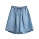 thumbnail image 2 of Puntoco pantalones cortos de verano para mujer, moda 2024, pantalones cortos de moda para mujer, pantalones cortos de mezclilla con bolsillos sueltos informales sólidos para mujer, 2 of 2