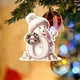 thumbnail image 3 of Snowman Letter Christmas Tree Holiday Decoration Pendant, Festive Ornament for Xmas Decor, Home Holiday Party Gift, Merry Snowman Hanging Decor, 3 of 5