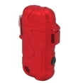 thumbnail image 5 of Double Arc Plasma Lighter Windproof Waterproof Flameless USB Electric Lighter with 3 Gear Adjustable Flashlight Red, 5 of 5