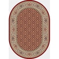 thumbnail image 1 of Dynamic Rugs ANOV69570111414 Ancient Garden 5 ft. 3 in. x 7 ft. 7 in. Oval 57011-1414 Rug - Red/Ivory, 1 of 1