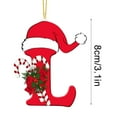 thumbnail image 4 of Linnome Acrylic Family Tree Christmas Ornament - 26 Letter Pendant for Festive Home and Party Decor, 4 of 6