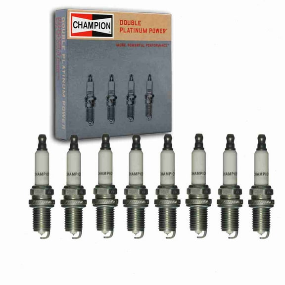 8 pc Champion 7070 Double Platinum Spark Plugs for NLP100320 RC11PYPB4 Ignition Wire Secondary Fits select: 2005-2008 TOYOTA COROLLA, 2001-2009 TOYOTA PRIUS
