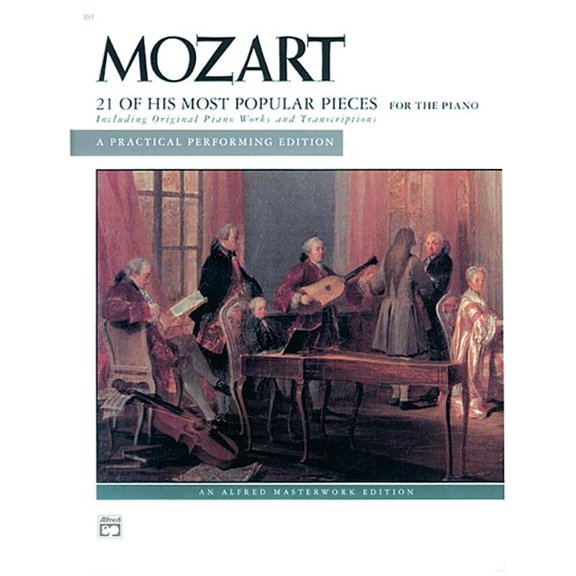 Alfred Masterwork Edition Mozart -- 21 of His Most Popular Pieces, (Paperback)