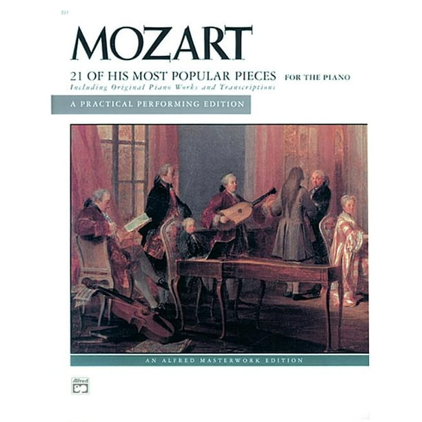 Mozart 21 of His Most Popular Pieces (Paperback)