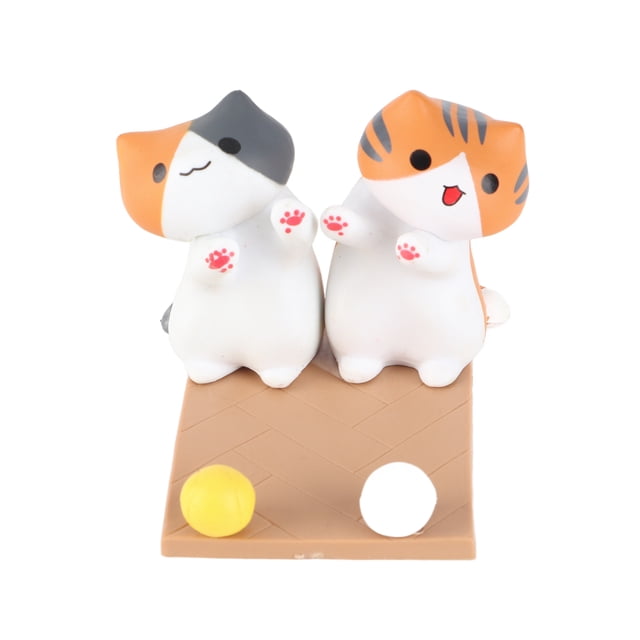 Soporte Lindo Gato Teléfono Inteligente Soporte Seguro PVC Versátil Escritorio Dibujos Animados Gato Teléfono Titular Para Teléfonos Móviles