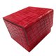 thumbnail image 4 of Caja para baraja de cartas, soporte de almacenamiento para 100 tarjetas, funda, soporte, caja de juego para baraja de cartas Rojo, 4 of 8