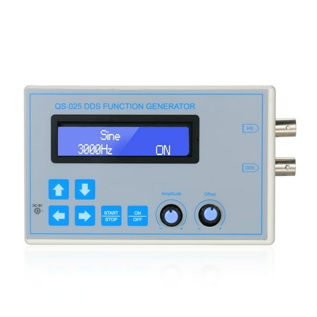 

CACAGOO DDS Function Signal Generator Sine Triangle Sawtooth Low Frequency LCD Display USB Cable DC9V 1Hz-65534Hz
