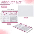 thumbnail image 2 of 120 Sheets Cake Care Instruction Cards 4.3x5.5inch Rectangle Display Cards with Care and Cutting Tips Perfect for Bakeries Cake Shops and Home Bakers for Guidance Flamingo, 2 of 5