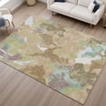thumbnail image 6 of Addison Rugs Mayfield Premium Machine Washable Transitional Modern Beige Rectangle Rug, 3' x 5', 6 of 6