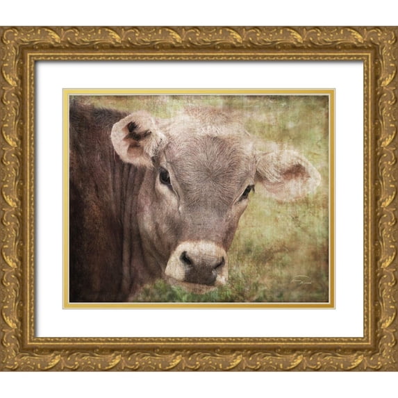 Murdock, Ramona 24x20 Gold Ornate Wood Framed with Double Matting Museum Art Print Titled - Bossie