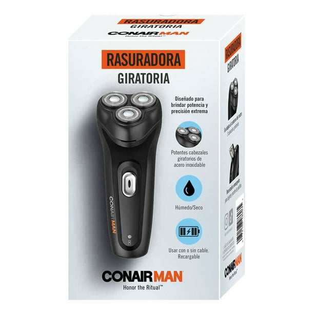 Recortadora de Barba y Bigote Conair Negra Giratoria SHV1000ES