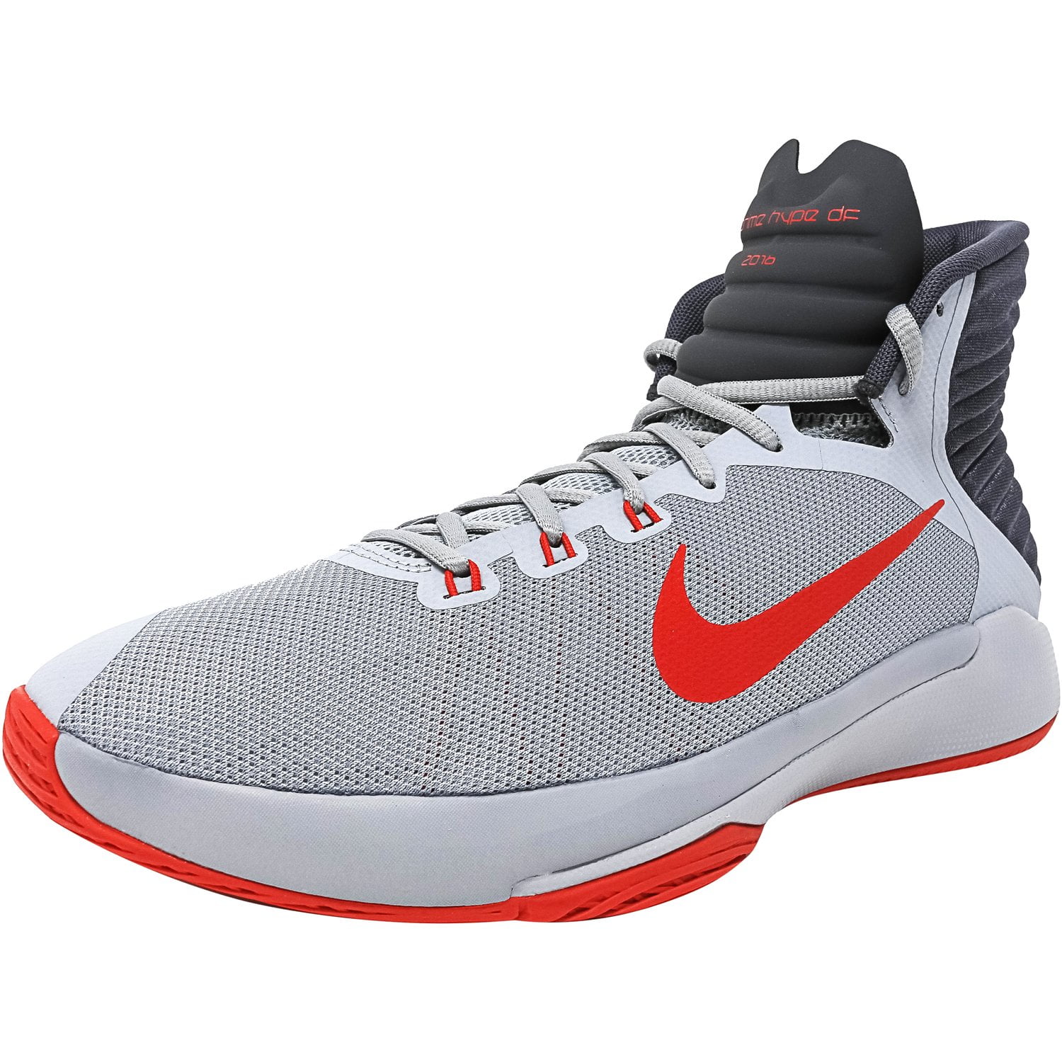 Nike Nike Men's Prime Hype Df 2016 Wolf Grey / University Red MidTop