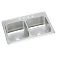 thumbnail image 2 of Elkay Celebrity Stainless Steel 43" x 22" x 6-7/8", Equal Double Bowl Drop-in Sink, 2 of 2