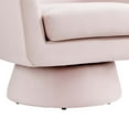 thumbnail image 6 of Swivel Armchair Chair, Pink, Velvet, Living Kitchen Cafe Bistro Hospitality Restaurant, Modern Contemporary Boutique HB34752, 6 of 9