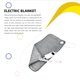 thumbnail image 3 of Naiovety Almohadilla de calefacción eléctrica para niños, ancianos, mantas de calentamiento, protección contra sobrecalentamiento, manta de Suministros térmicos Gris JP enchufe Naiovety HA071070-03B, 3 of 6