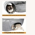 thumbnail image 3 of Road Cat Tunnel Cat Toy Dog Tunnel Donut Circle Shape Foldable Removable Gray, 3 of 7